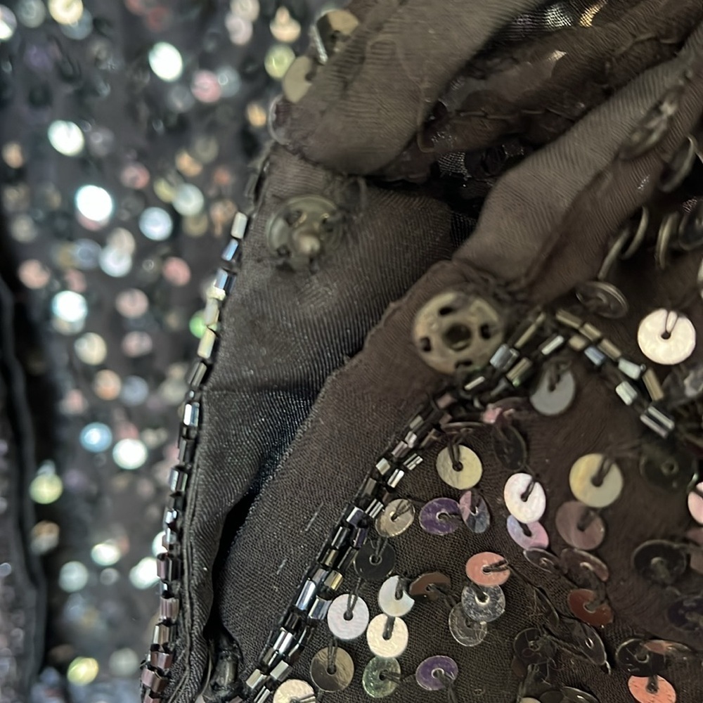 Judith Ann Creations Women’s Sequins Jacket Blouse L - Picture 3 of 12